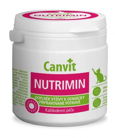 Canvit Nutrimin pre mačky 150 g plv. Vitamíny pre mačky