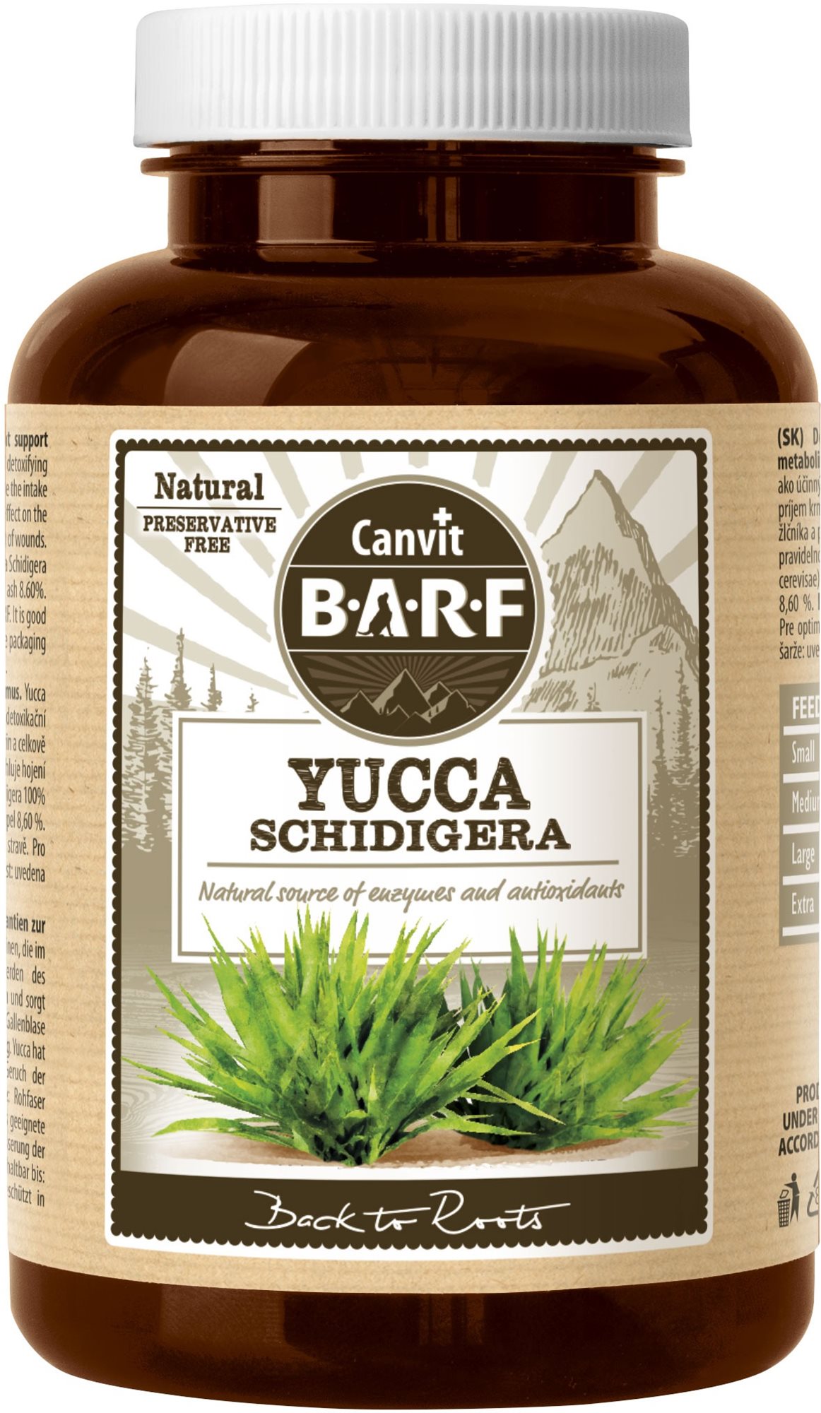 Canvit BARF Yucca Schidigera 160 g Doplnok stravy pre psov