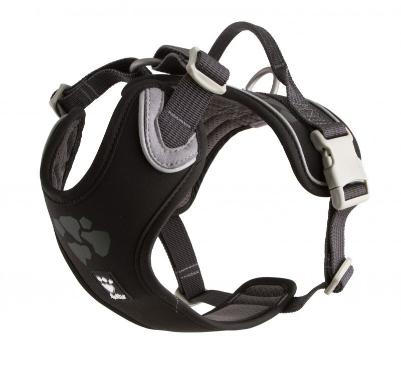 Postroj Hurtta Weekend Warrior čierny 45 – 60 cm Postroj