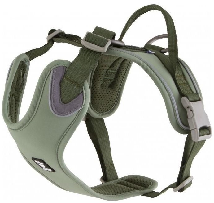 Postroj Hurtta Weekend Warrior ECO zelený 60 – 80 cm Postroj