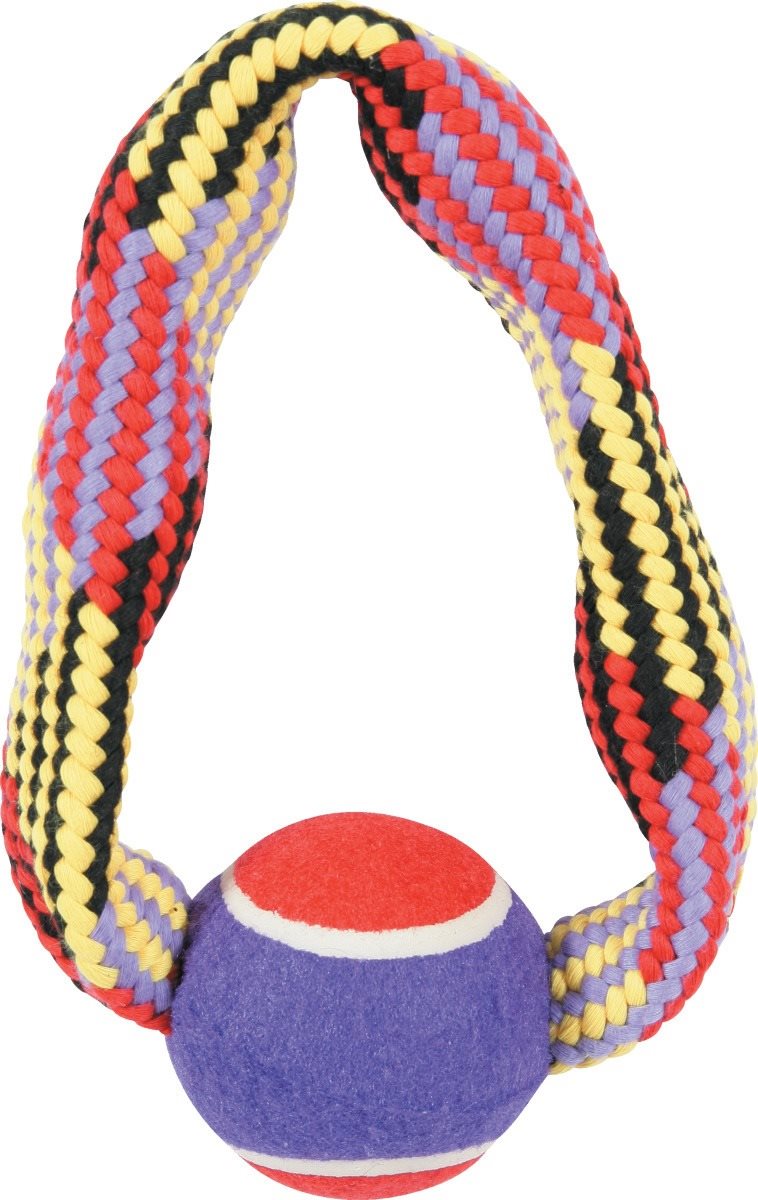 TENNIS BALL ROPE kruh 23 cm Zolux Hračka pre psov