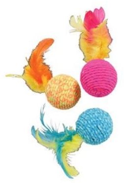 Elastic Ball mix farieb Zolux Hračka pre mačky