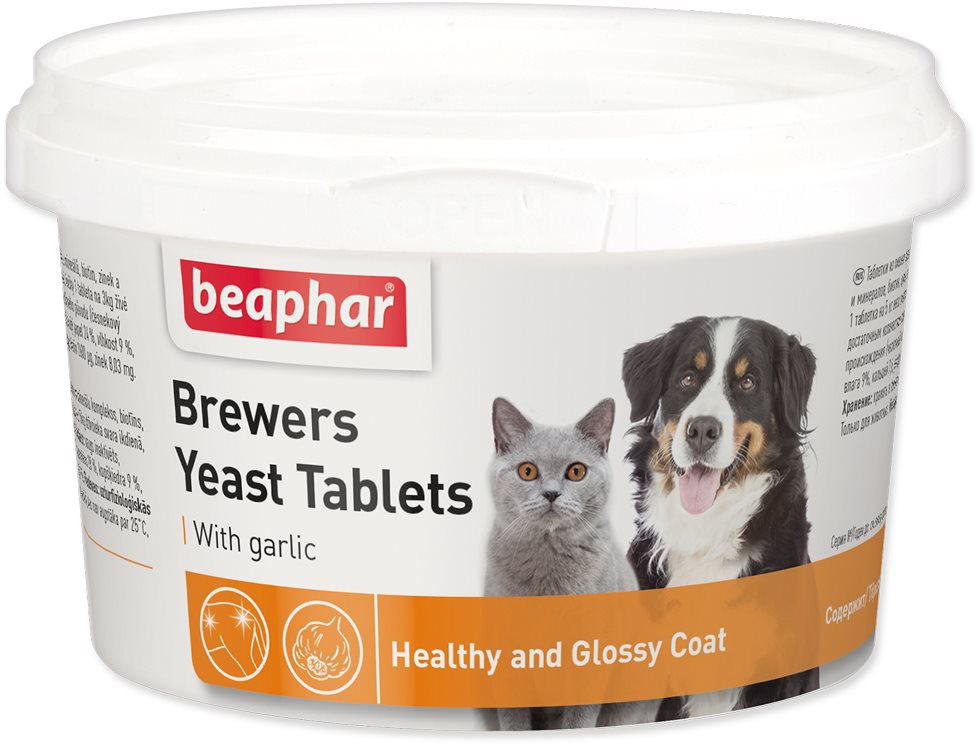 BEAPHAR Tablety Brewers Yeast Tabs 250 pcs Doplnok stravy pre psov