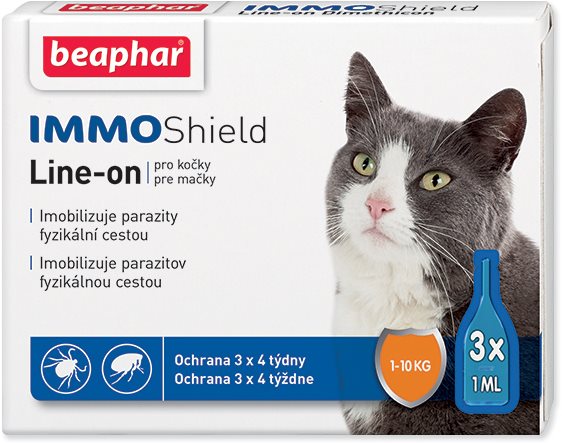 BEAPHAR Line-on IMMO Shield mačka Antiparazitná pipeta