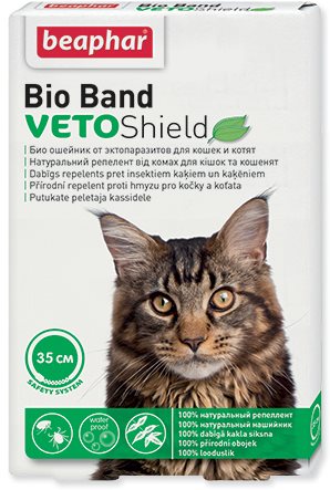 BEAPHAR Obojok repelentný Bio Band Antiparazitný obojok