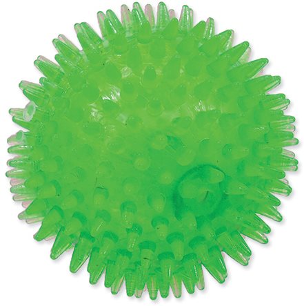 DOG FANTASY hračka loptička pískacia zelená 10 cm Loptička pre psov