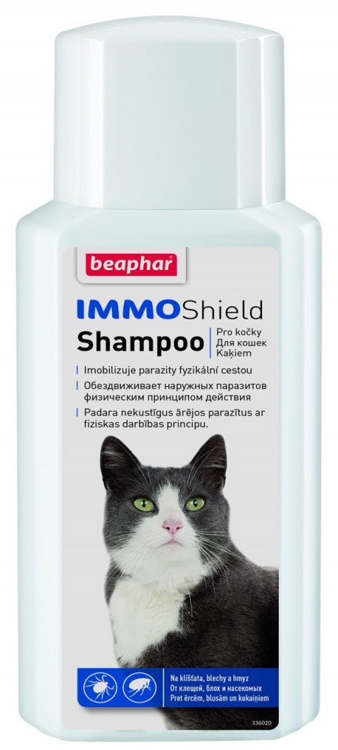 Beaphar Immo Shield antiparazitný šampón pre mačky 200 ml Šampón...