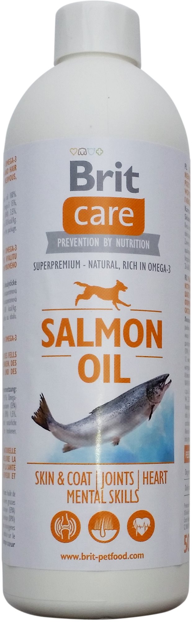 Brit Care Salmon Oil 500 ml Olej pre psa