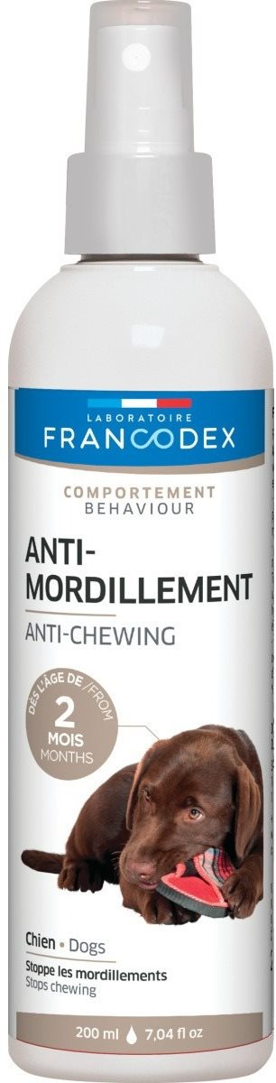Francodex sprej proti obhrýzaniu pes, šteňa 200 ml Výcvikový sprej