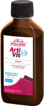 Vitar Veterinae Artivit sirup 200 ml Kĺbová výživa pre psov