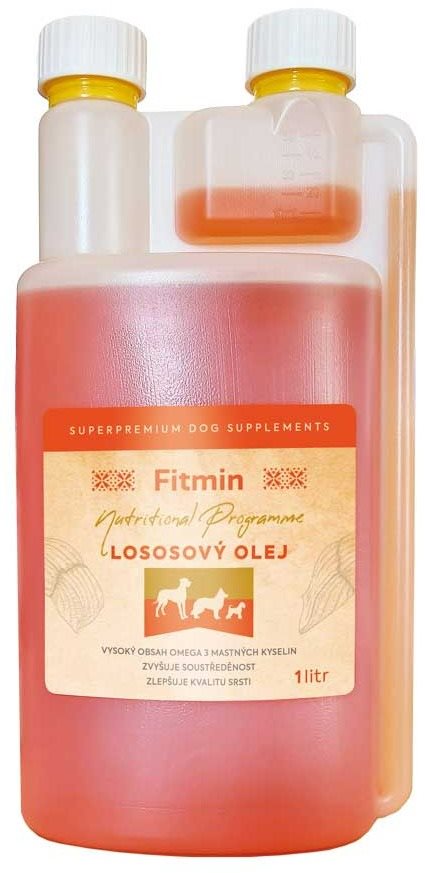 Fitmin dog – Lososový olej, 1 l Olej pre psa