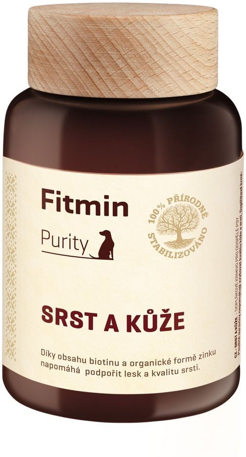 Fitmin dog Purity Srsť a koža doplnok pre psy 160 g Doplnok stravy...