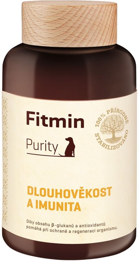 Fitmin  Purity Dlhovekosť a imunita doplnok pre psov  200 g Doplnok...