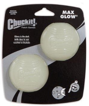Chuckit! Glow Medium – svietiaca – 2 na karte Loptička pre psov