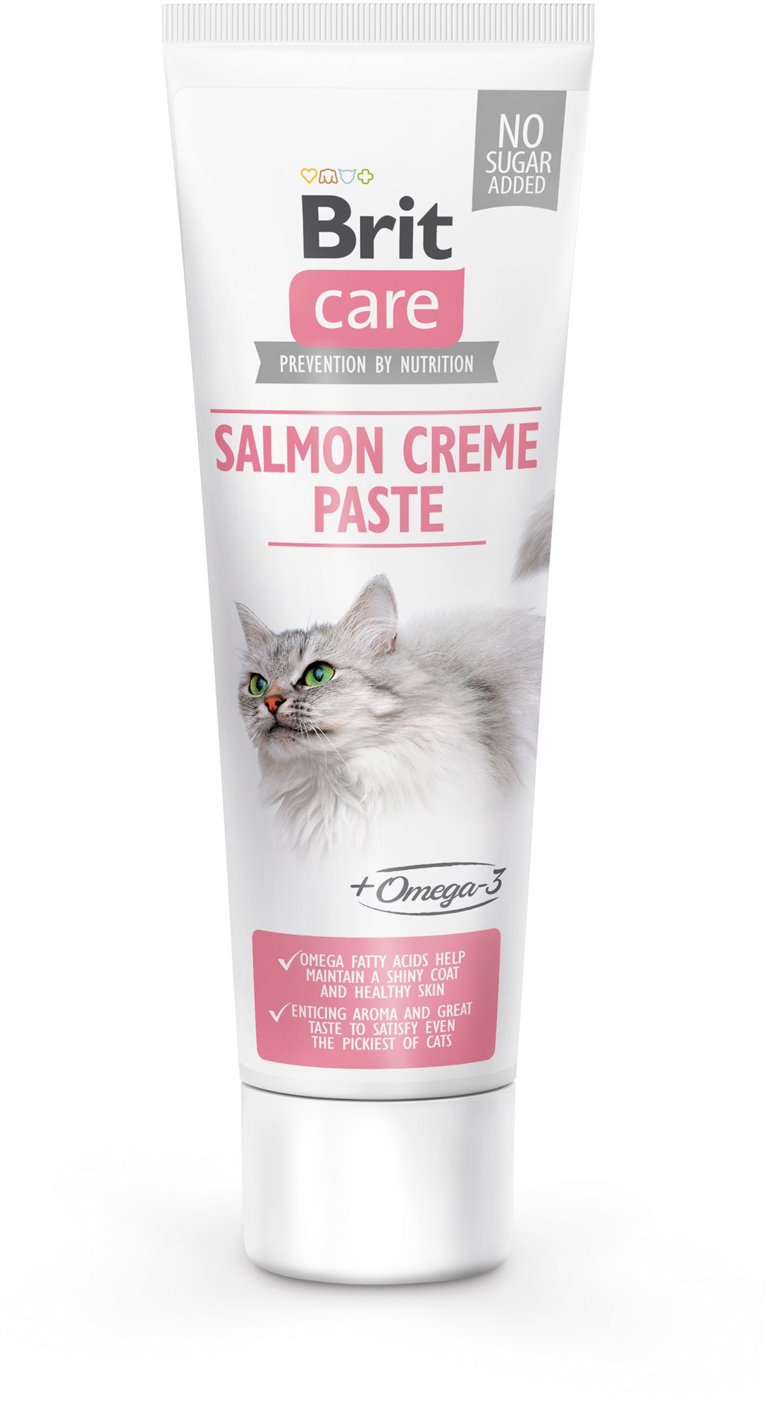 Brit Care Cat Lososová pasta pre mačky s omega-3 pre krásnu srsť...