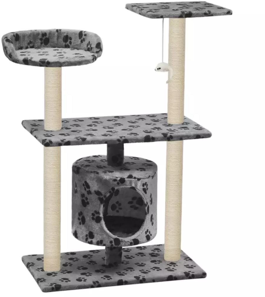 Shumee Hracie odpočívadlo s myškou 70 × 45 × 95 cm sivé s labkami...