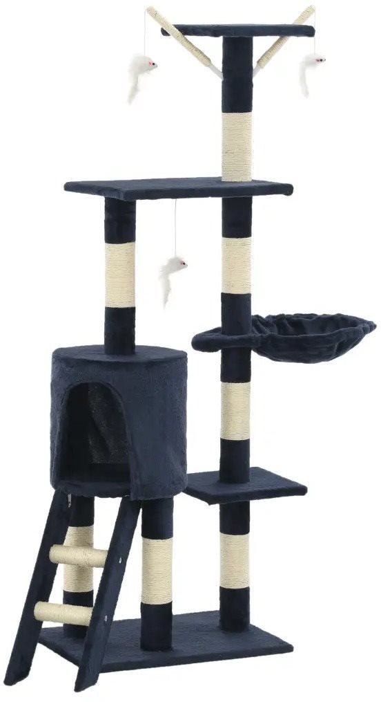 Shumee Hracie škrabadlo s kukaňou a myškami 138 × 49 × 35 cm...