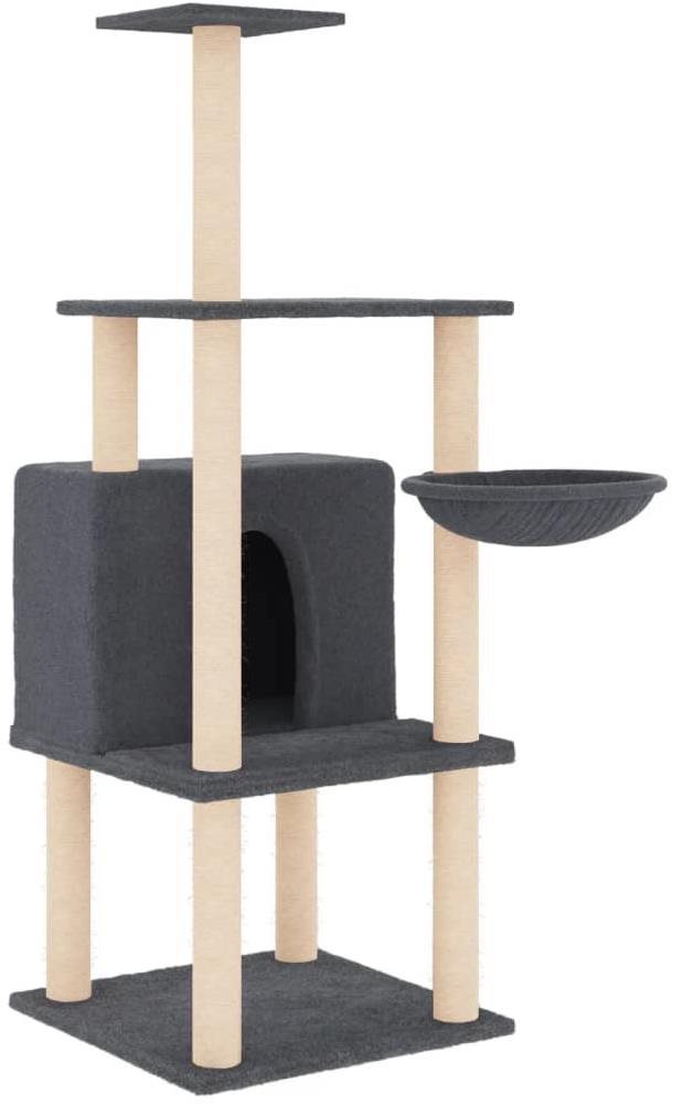 Shumee Škrabadlo pre mačky 132 cm, tmavosivé Škrabadlo pre mačky