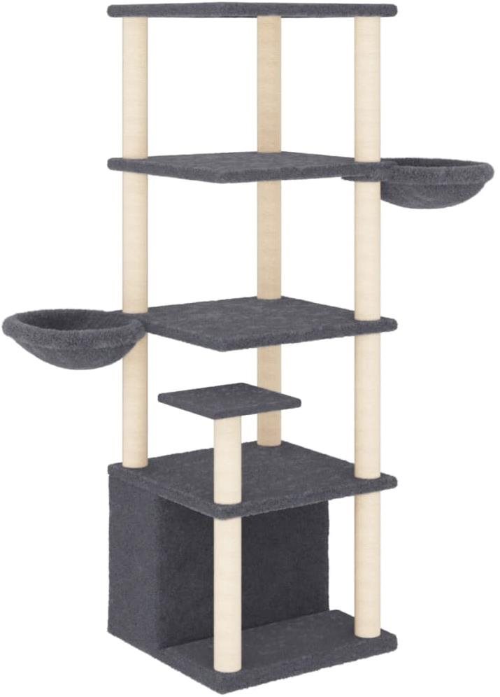 Shumee Škrabadlo pre mačky 147 cm, tmavosivé Škrabadlo pre mačky