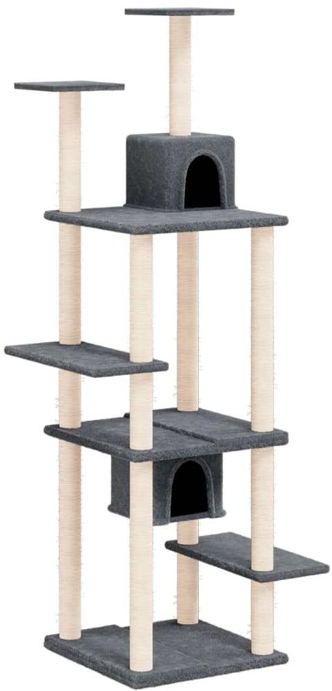 Shumee Škrabadlo pre mačky 176 cm, tmavosivé Škrabadlo pre mačky