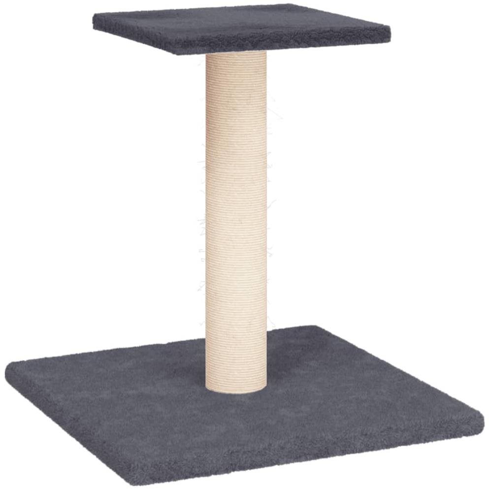 Shumee Škrabadlo pre mačky s plošinou 38 cm, tmavosivé Škrabadlo...