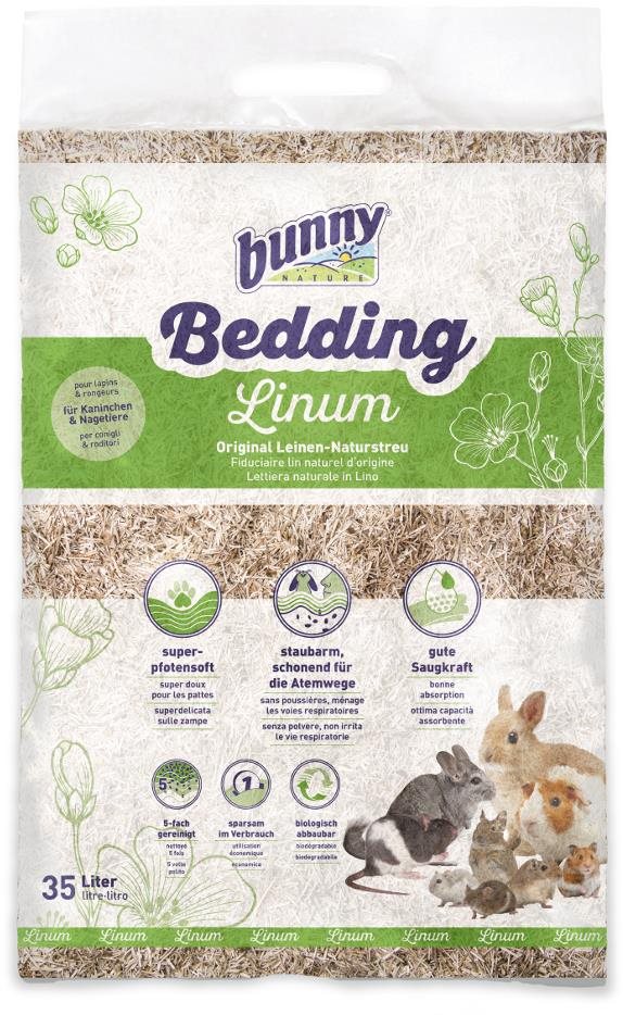 Bunny Nature Linum 35 l Podstielka