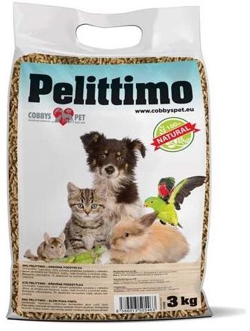 Cobbys Pet Pelitimo podstielka pre zvieratá 3 kg/6 l Podstielka