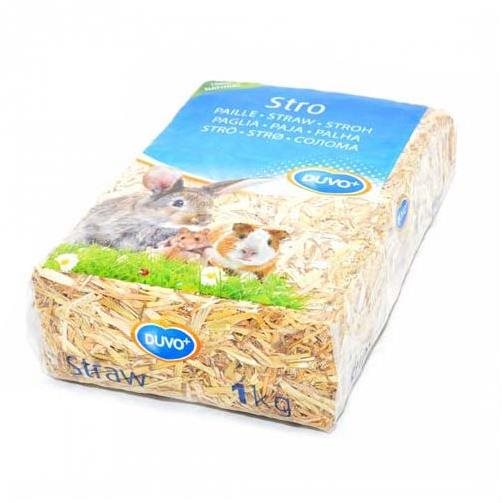 DUVO+ Podstielka pre hlodavce slama 1 kg Podstielka