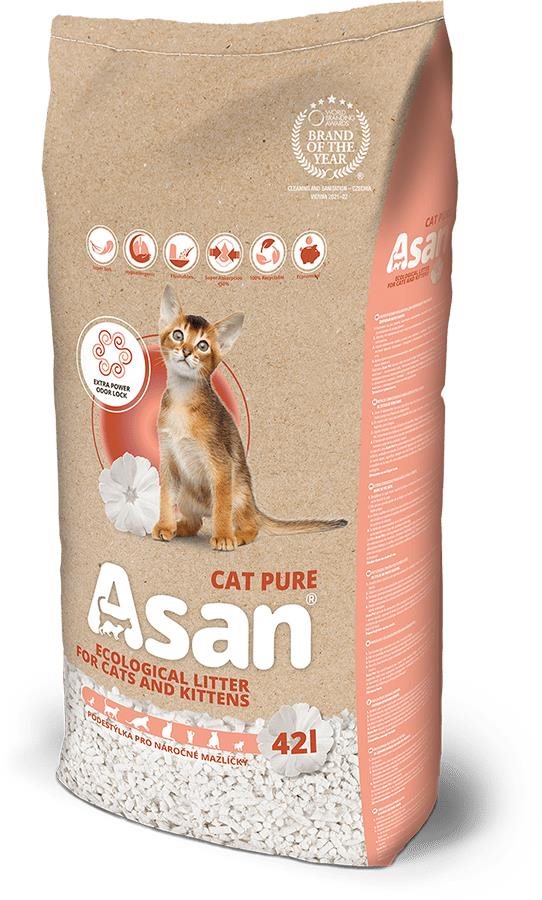Asan Cat Pure 42 l Podstielka pre mačky