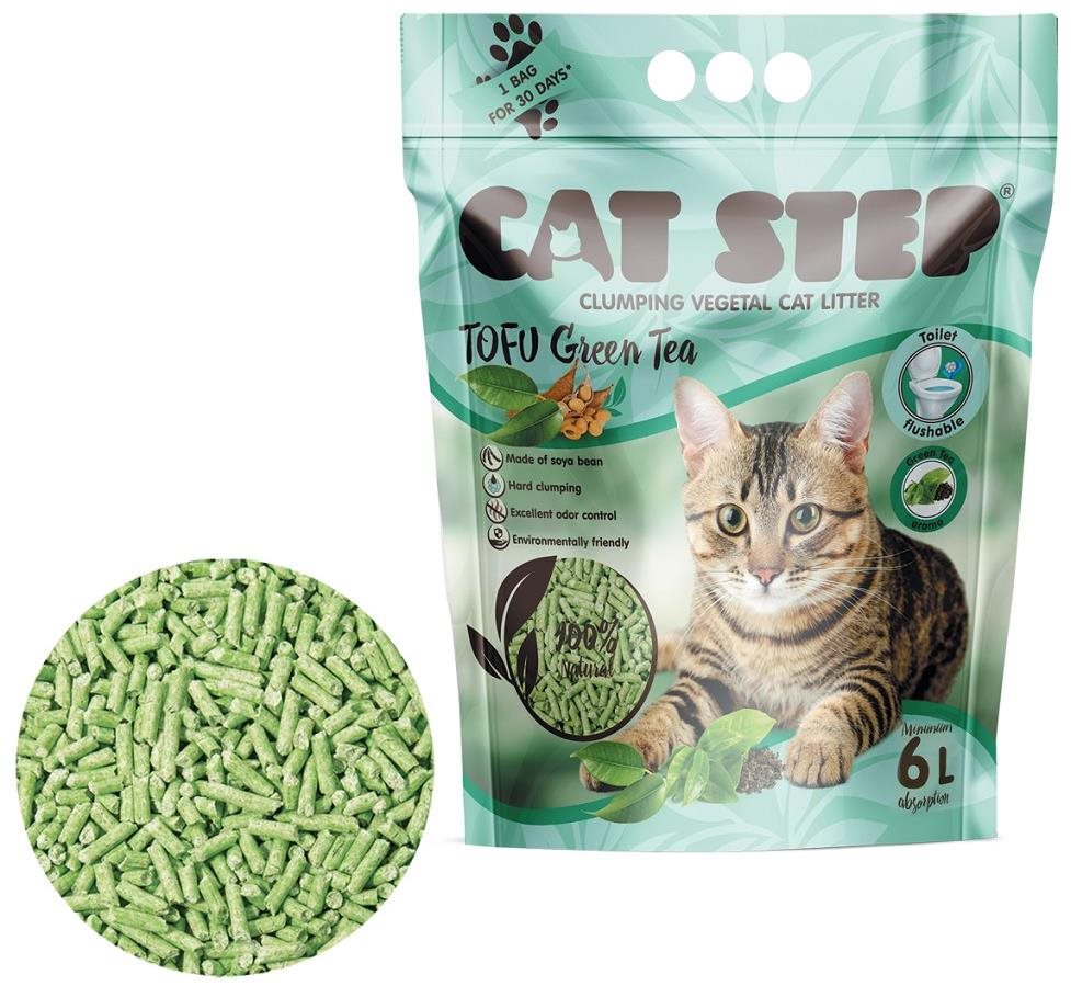 Cat Step Tofu Green Tea 2,7 kg Podstielka pre mačky