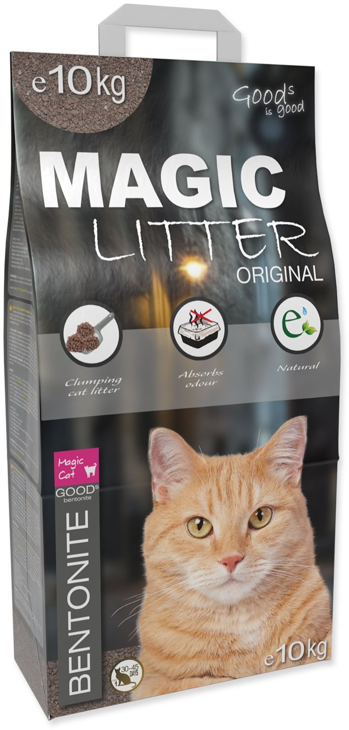 Magic Cat Kočkolit Magic Litter Bentonite Original 10 kg Podstielka...