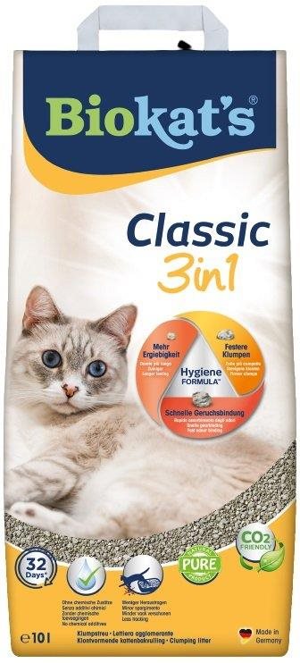 Biokat's Classic 3 in 1 stelivo 10 l Podstielka pre mačky