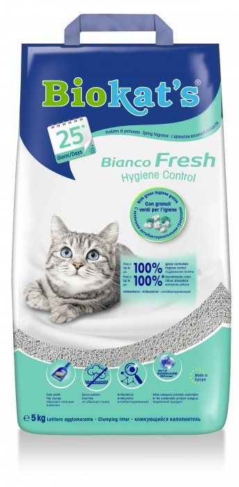 Biokat´s bianco fresh control 5 kg Podstielka pre mačky