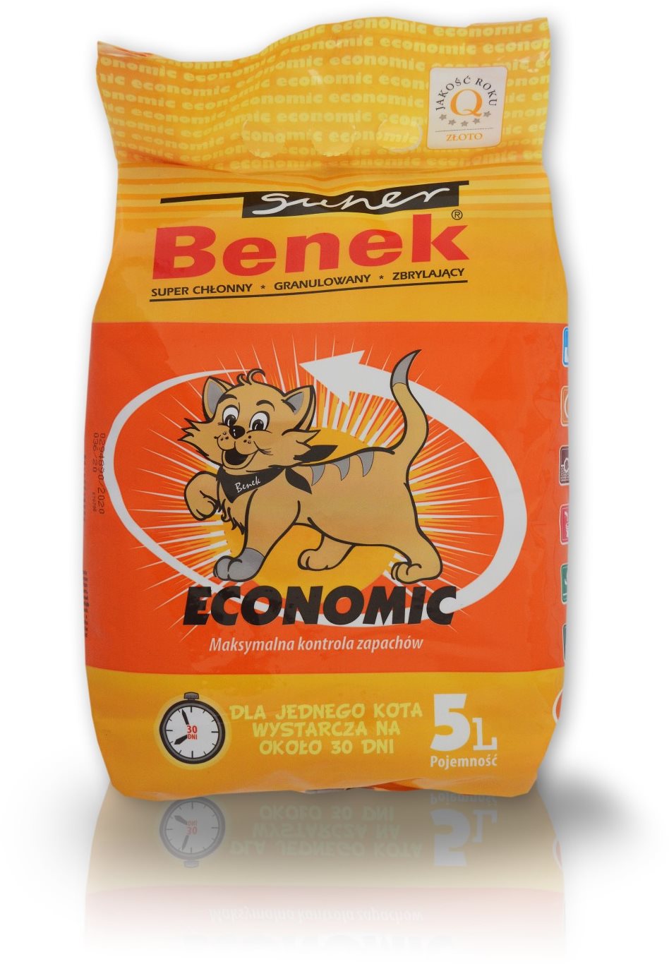 Super Benek Economic 5 l Podstielka pre mačky