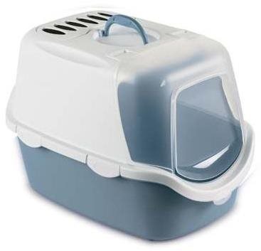 Stefanplast Cathy Easy Clean oceľovomodrá 56 × 40 × 40 cm Mačací...