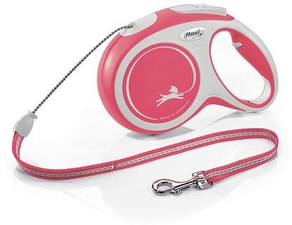 Flexi New Comfort lanko červené M 8 m do 20 kg Vodítko