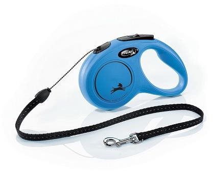 Flexi New Classic lanko modré S 5 m do 12 kg Vodítko