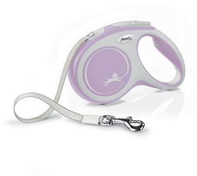 Flexi New Comfort páska ružová M 5 m do 25 kg Vodítko