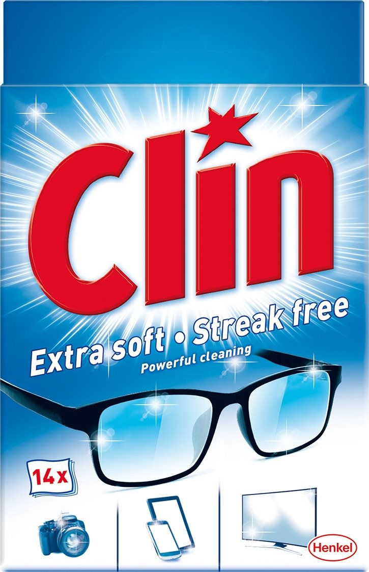 CLIN Čistiace obrúsky 14 ks Čistiace utierky