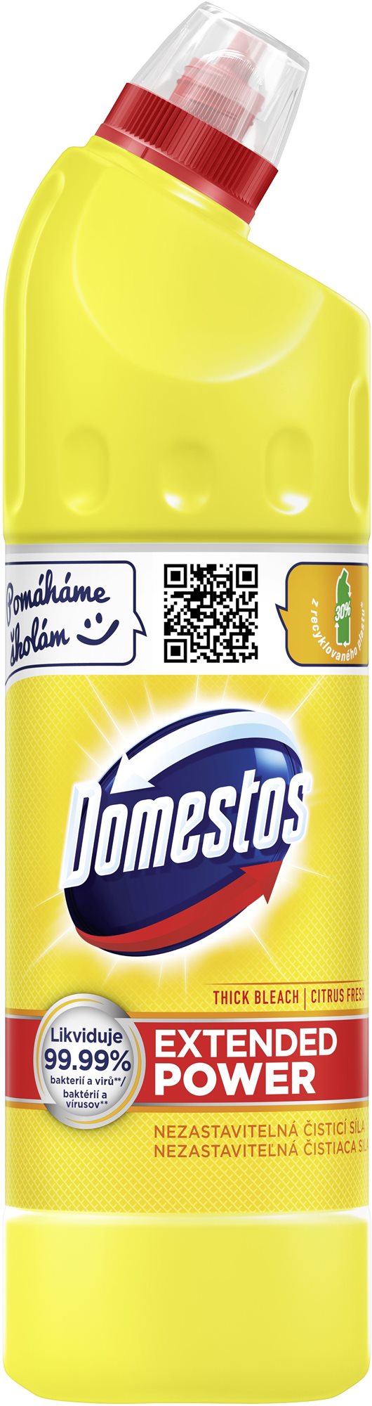 DOMESTOS Extended Power Citrus 750 ml WC gél