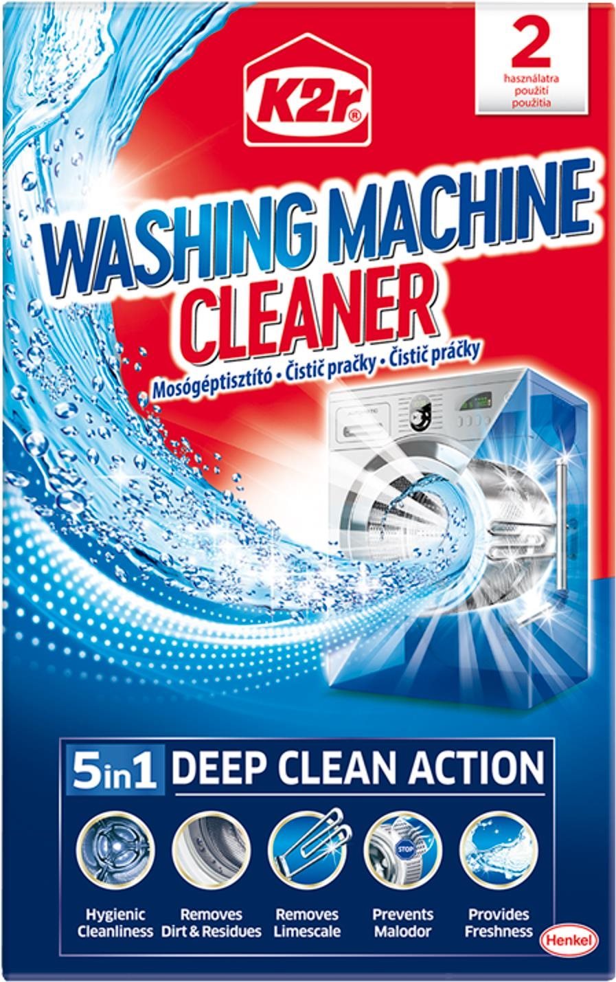 K2R Washing Machine Cleaner 2 vrecúška Čistič práčky