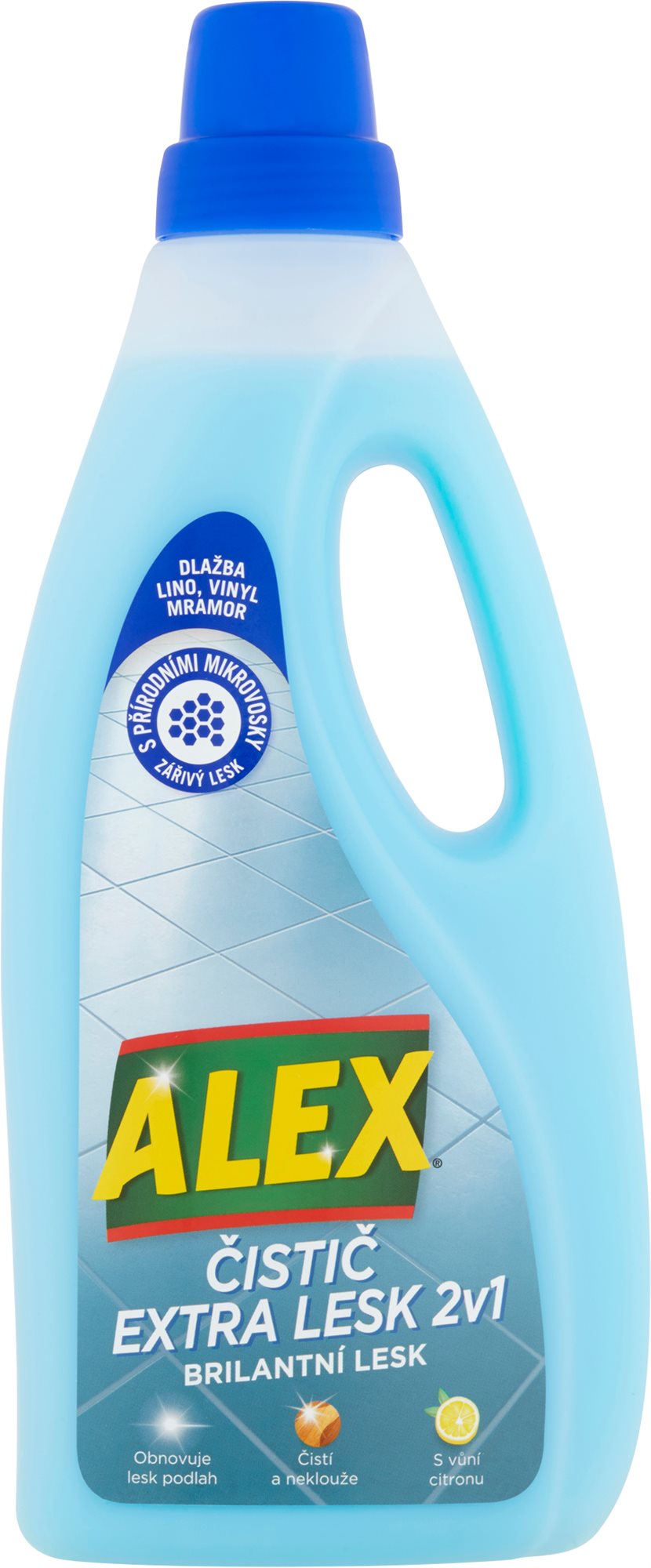 ALEX 2 v 1 čistič a extra lesk 750 ml Čistič na podlahy
