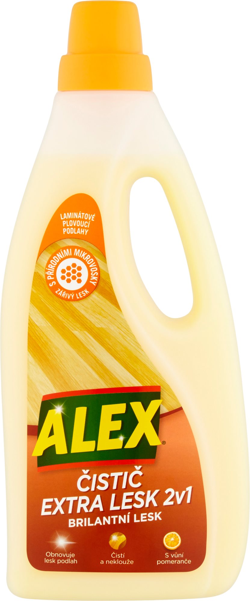 ALEX 2v1 čistič a extra lesk na laminát 750 ml Čistič na podlahy