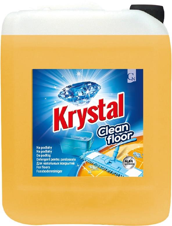 KRYSTAL na podlahy s ALFA alkoholom 5 l Čistič na podlahy