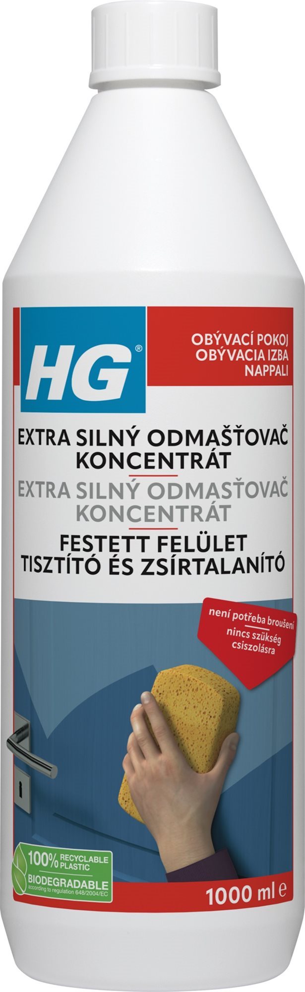 HG natieranie bez brúsenia (super odmasťovač) 1 000 ml Odmasťovač
