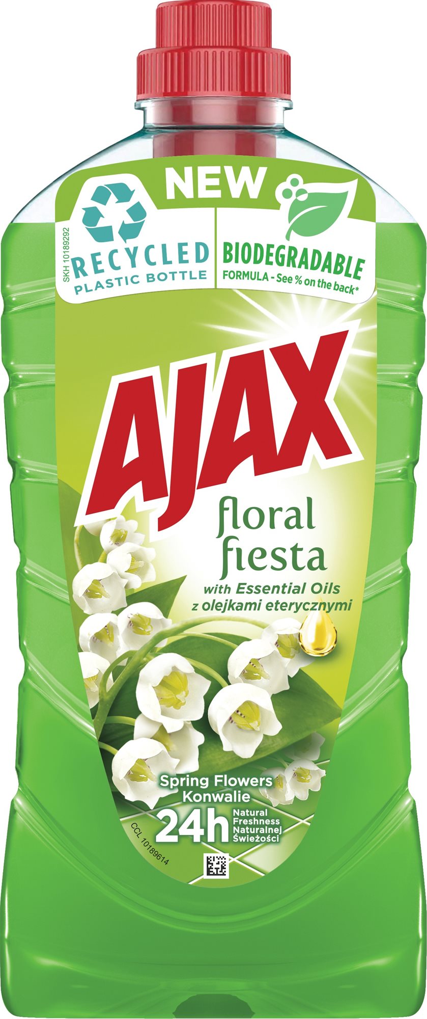AJAX Floral Fiesta Flower of Spring zelený 1 l Univerzálny čistič