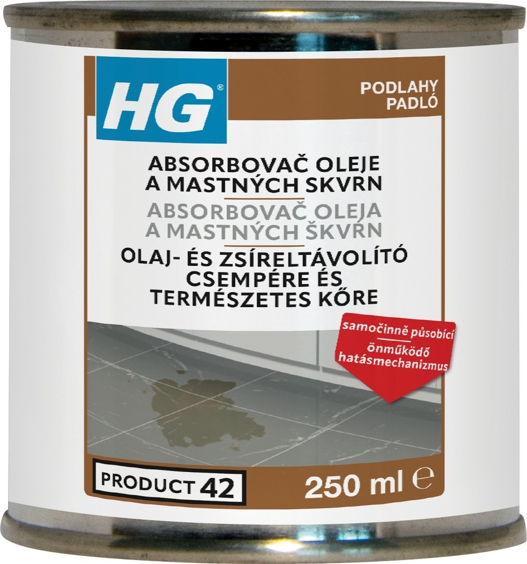 HG absorbovač oleja a mastných škvŕn 300 ml Odmasťovač