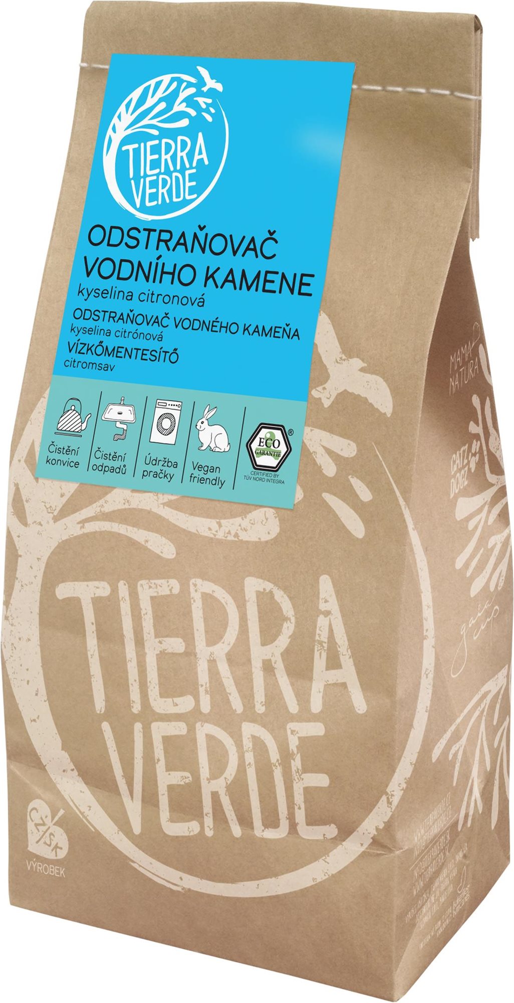 TIERRA VERDE citromsavas vízkőoldó (papírzacskó 1 kg)...