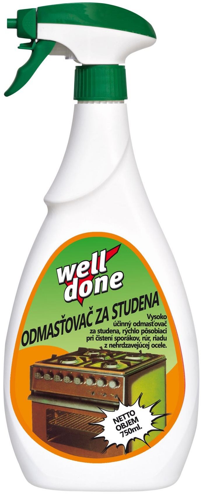 Well Done Odmasťovač za studena 750 ml Odmasťovač
