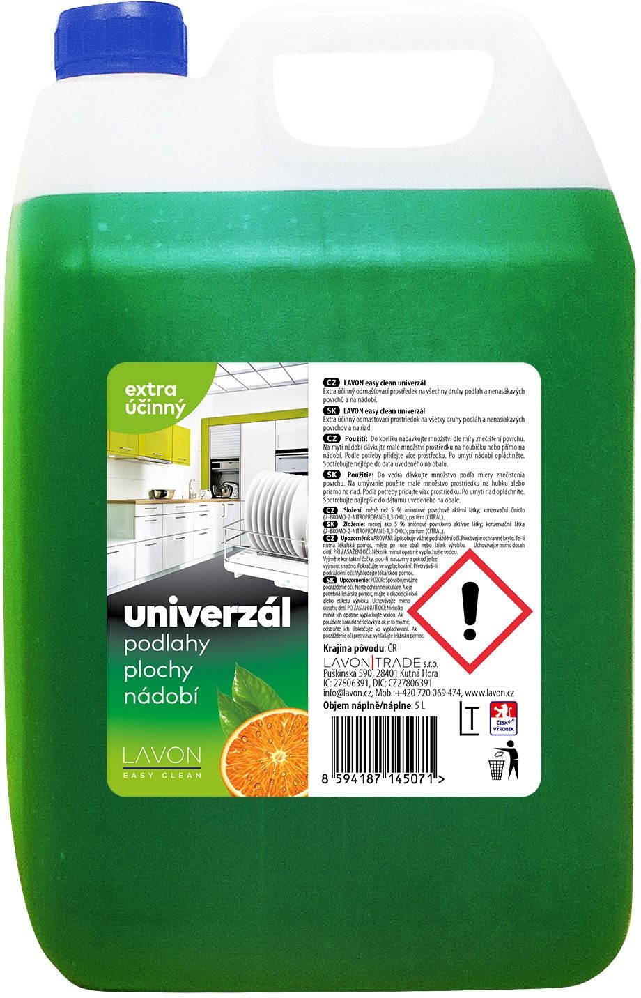 LAVON Univerzál 5 litrov Umývací prostriedok